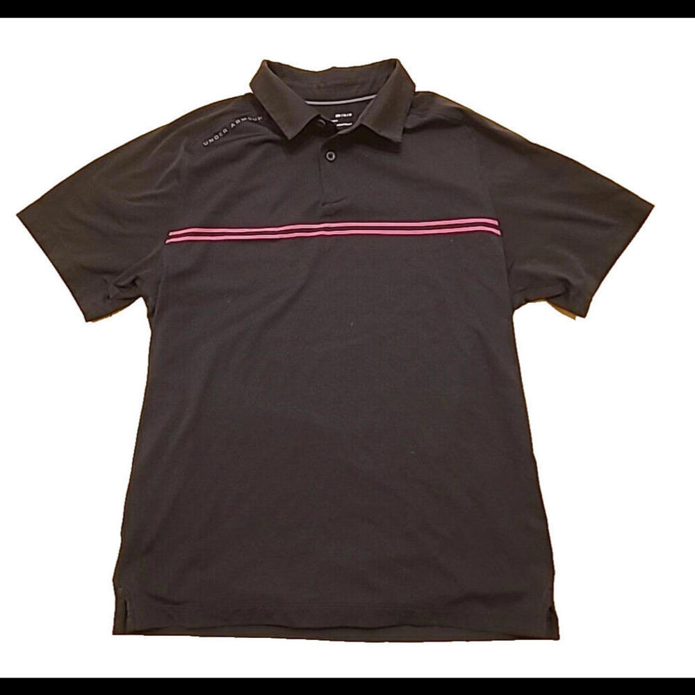 Under Armour UA Vanish Calibrate Threadborne GOLF Polo Shirt Mens Size Medium